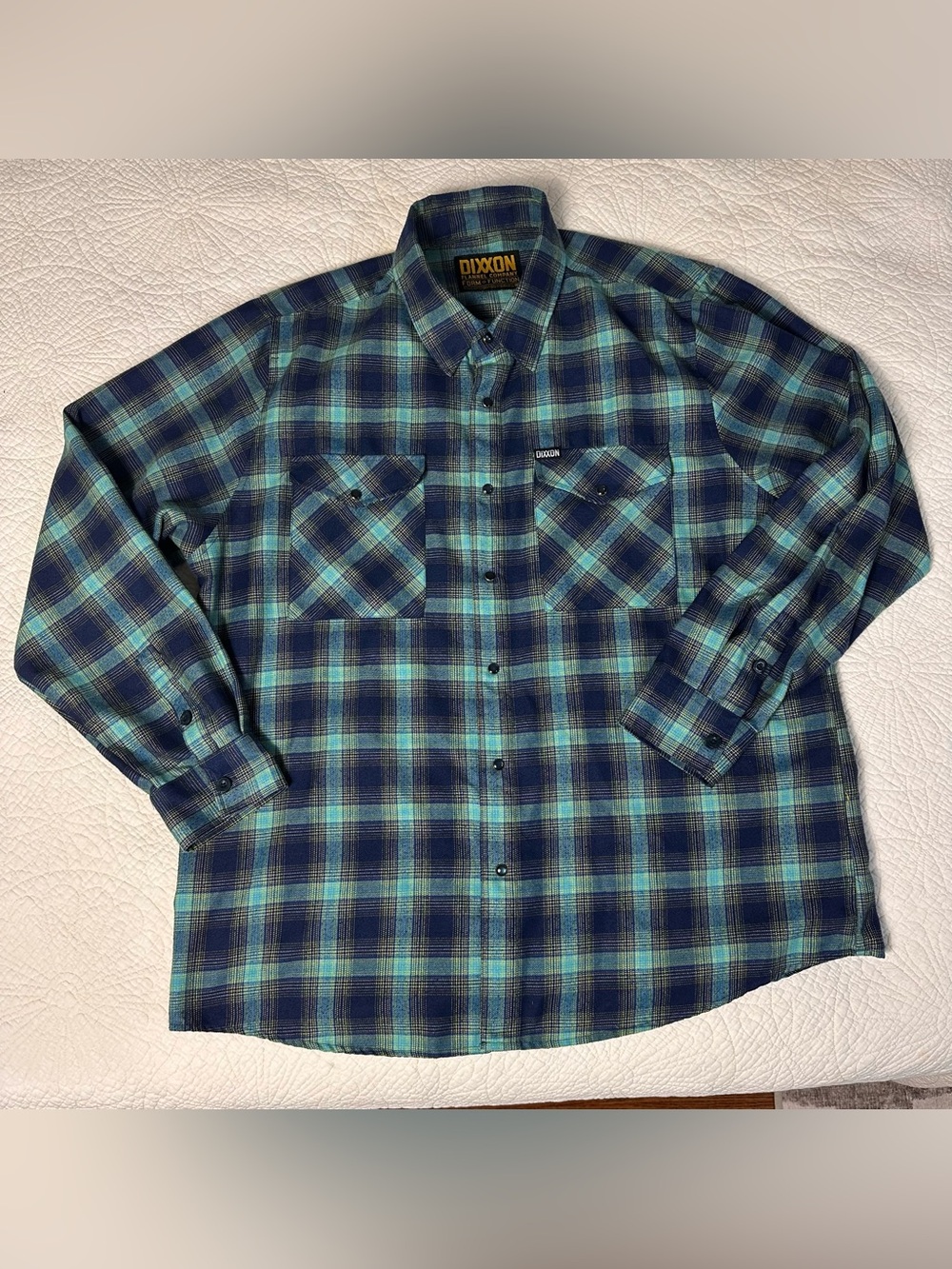 Dixxon Pearl Snap Flannel Shirt Form And Function Mens XXL 2XL